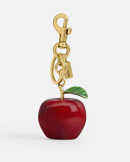 Coach Small Apple Bag Charm