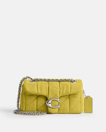 Coach  Tabby Shoulder Bag 20 With Quilting (YELLOW)