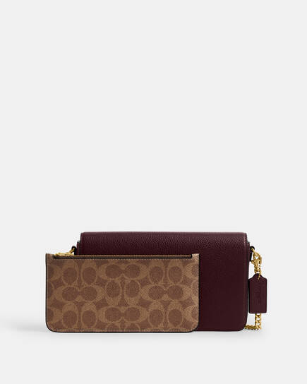 Coach Mila Crossbody Bag (BURGUNDY)